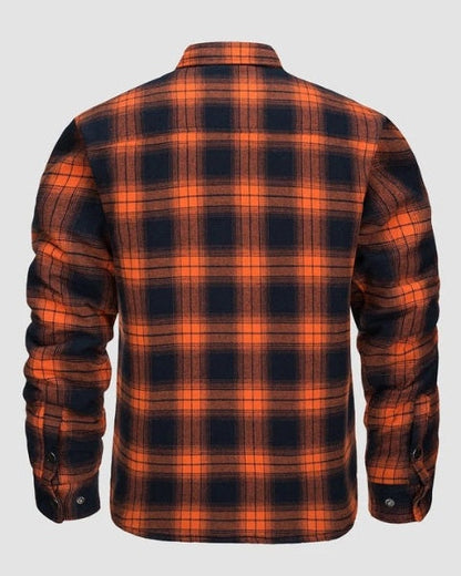 Overshirt Uomo in Flanella Trapuntata