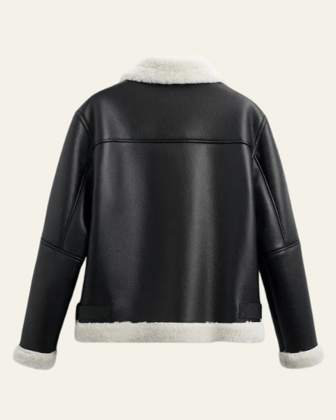 Giacca Aviator Uomo in Pelle Vegana