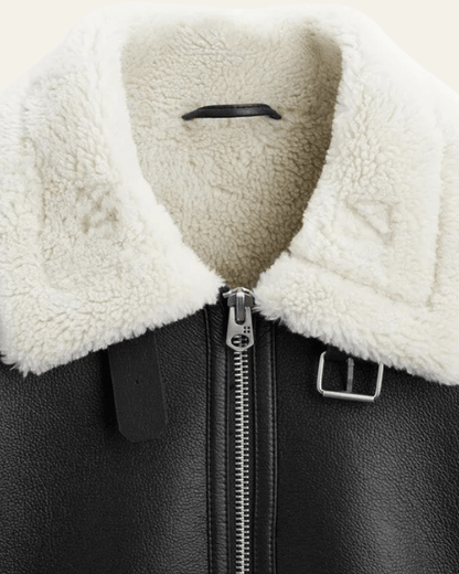 Giacca Aviator Uomo in Pelle Vegana