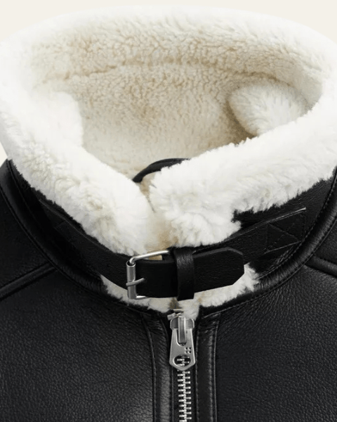 Giacca Aviator Uomo in Pelle Vegana