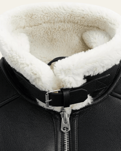 Giacca Aviator Uomo in Pelle Vegana