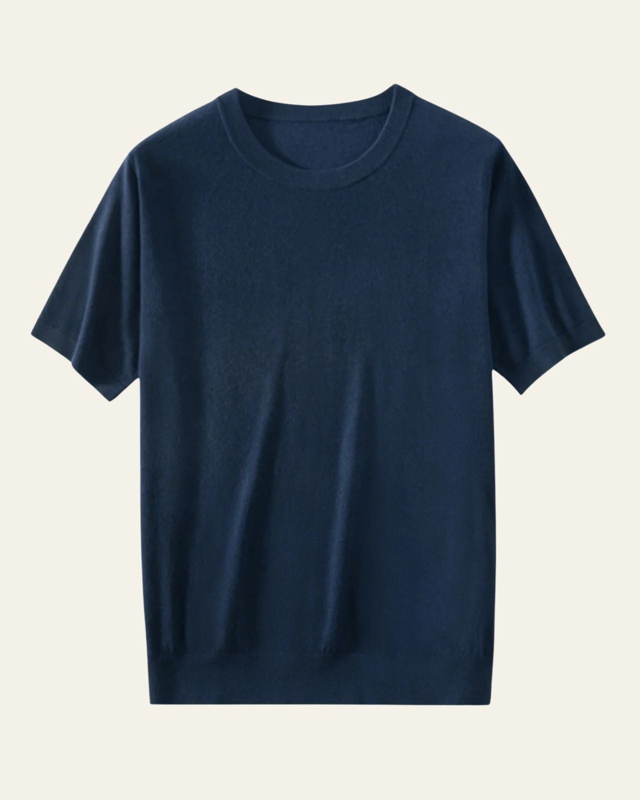 Maglietta Uomo in Lana Lavorata a Maglia Comfort Leggero