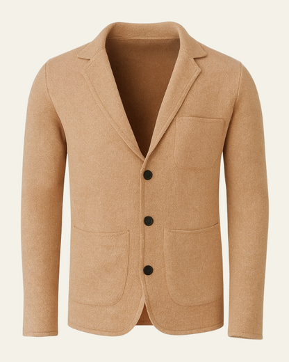 Blazer Uomo in Maglia Premium Slim Fit