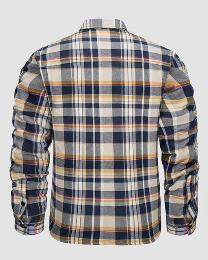 Overshirt Uomo in Flanella Trapuntata