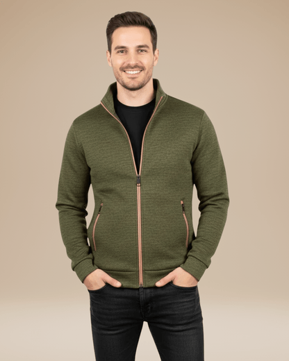 Giacca Uomo in Pile con Zip Integrale