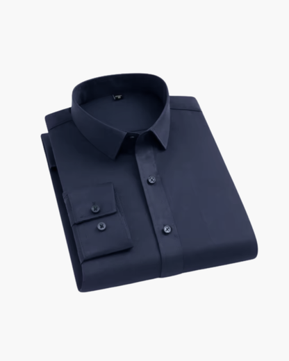 Camicia Uomo Classica in Cotone Elasticizzato Stile Senza Tempo