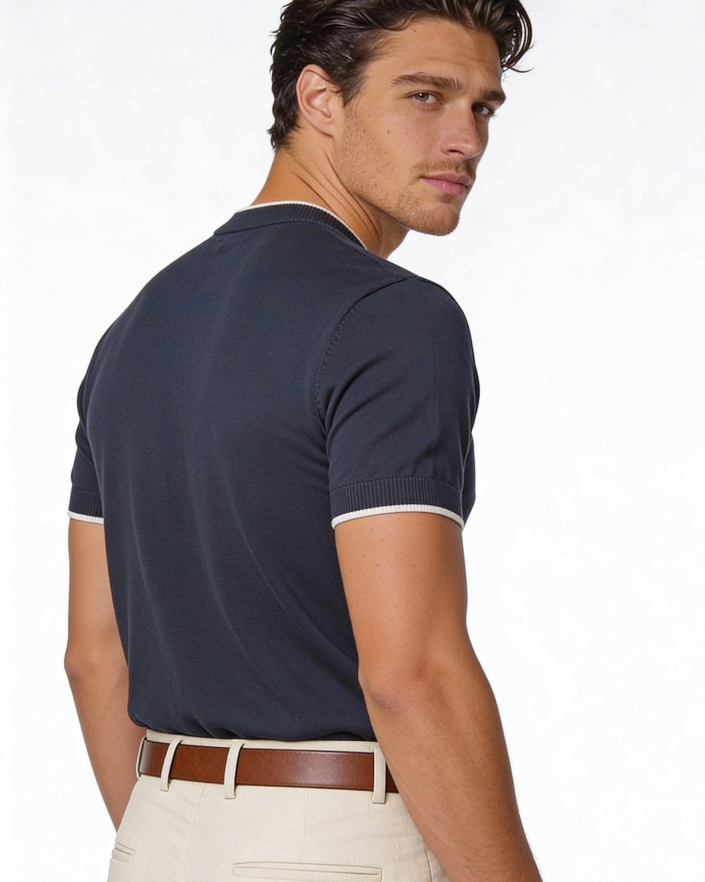 Maglietta Uomo Girocollo in Cotone Leggero Premium