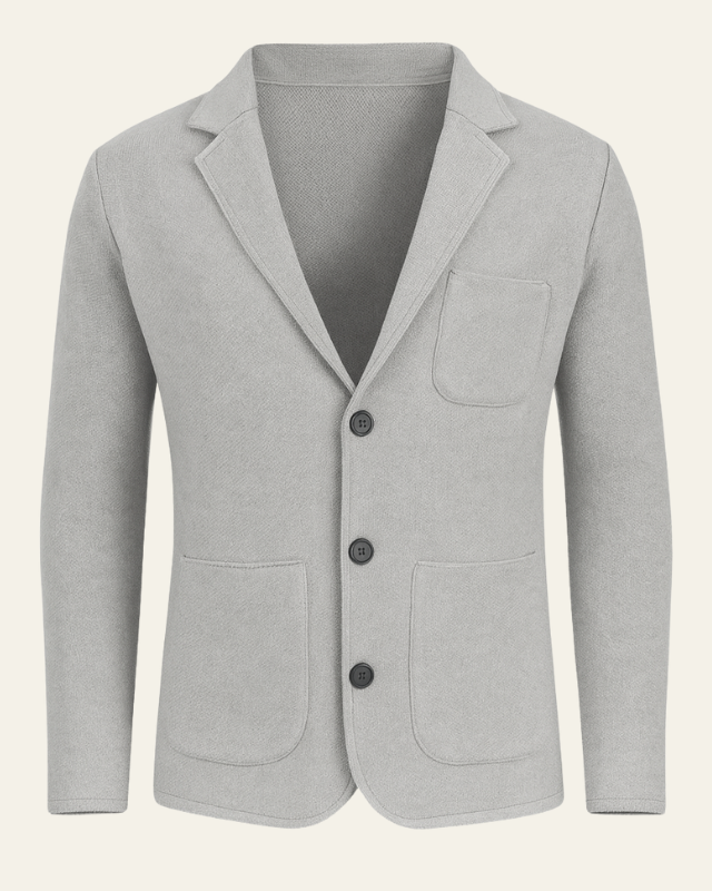 Blazer Uomo in Maglia Premium Slim Fit