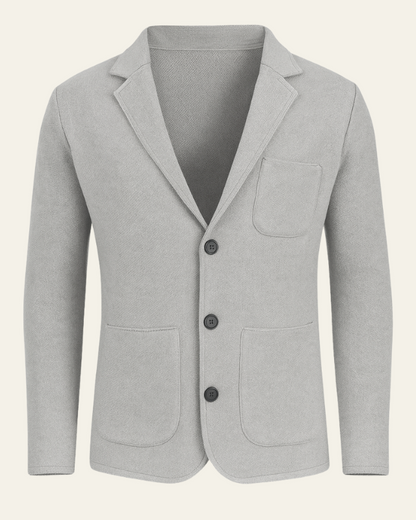 Blazer Uomo in Maglia Premium Slim Fit