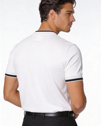 Maglietta Uomo Girocollo in Lyocell e Cotone Quiet Luxury