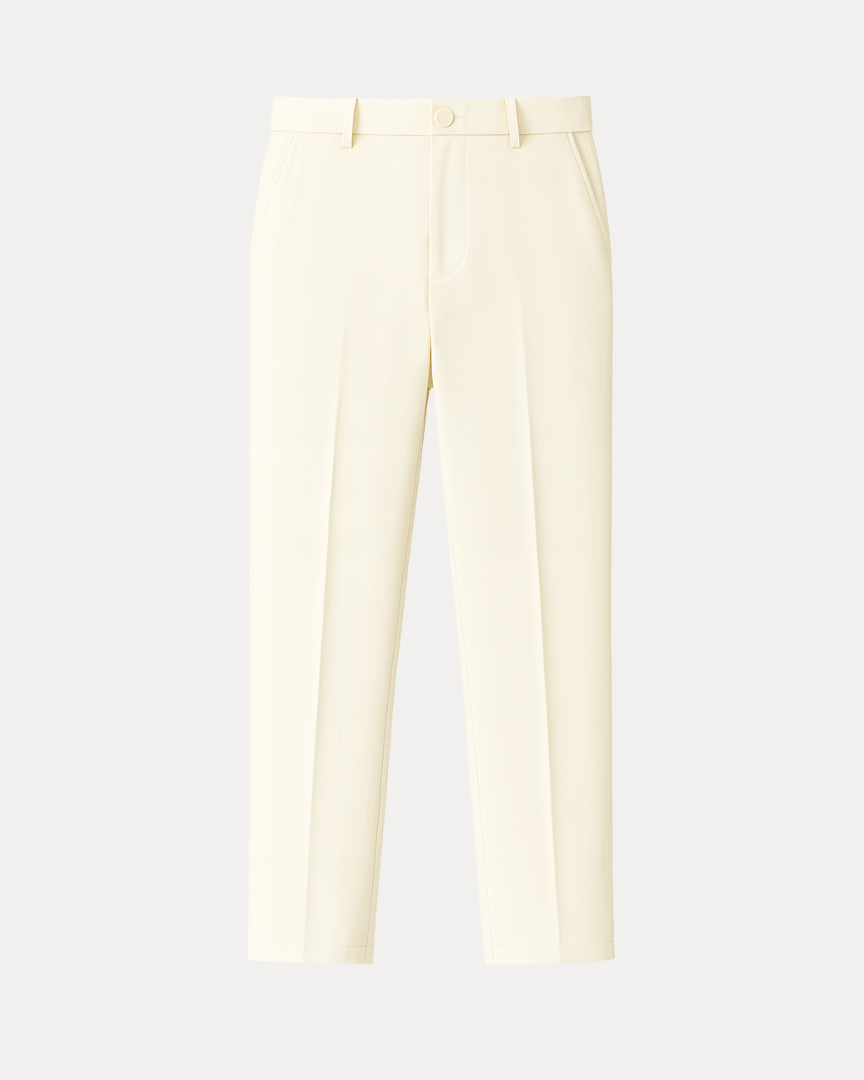 Pantaloni Uomo Slim Tapered Tessuto Tecnico Leggero Comodi