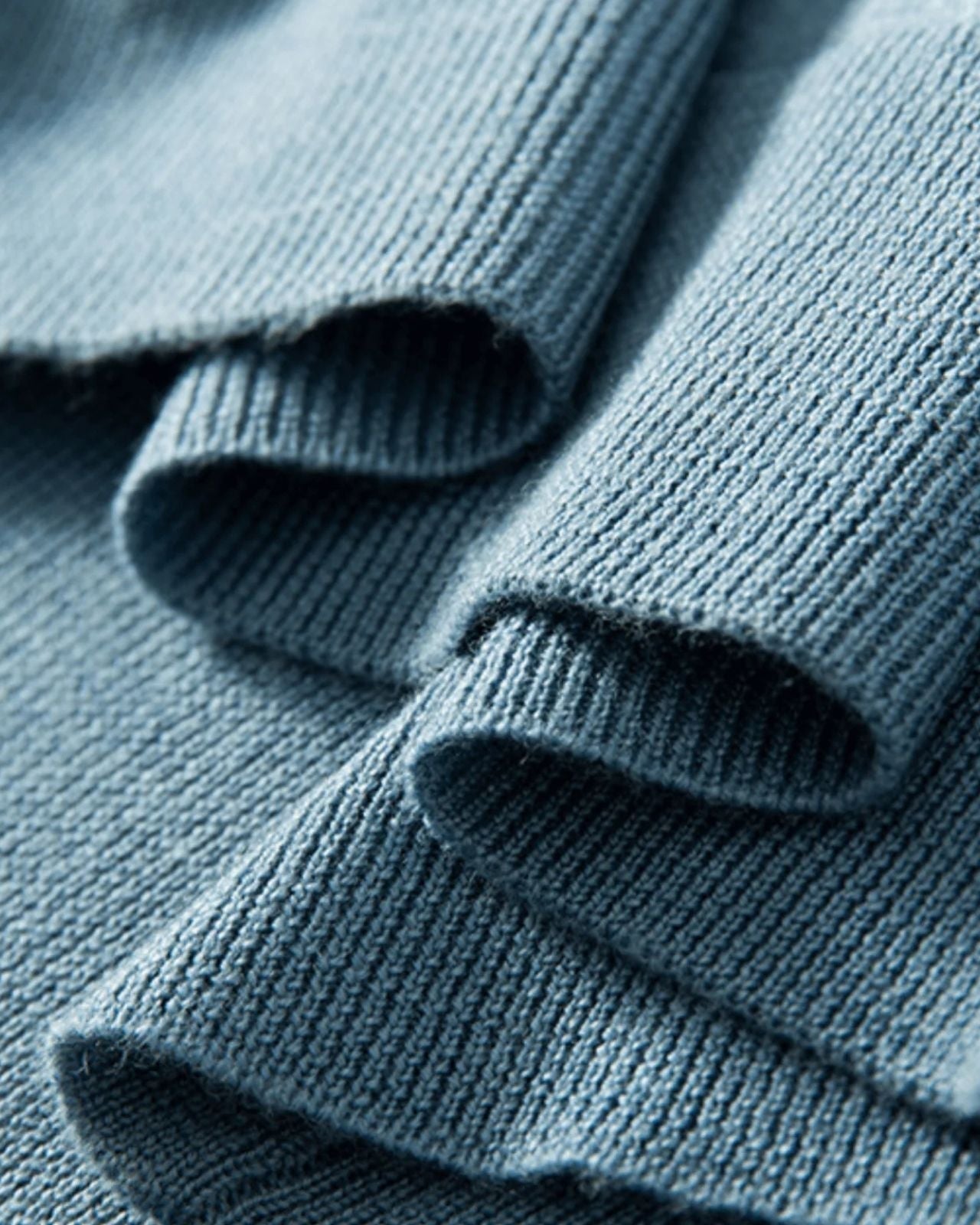 Maglietta Uomo in Lana Lavorata a Maglia Comfort Leggero