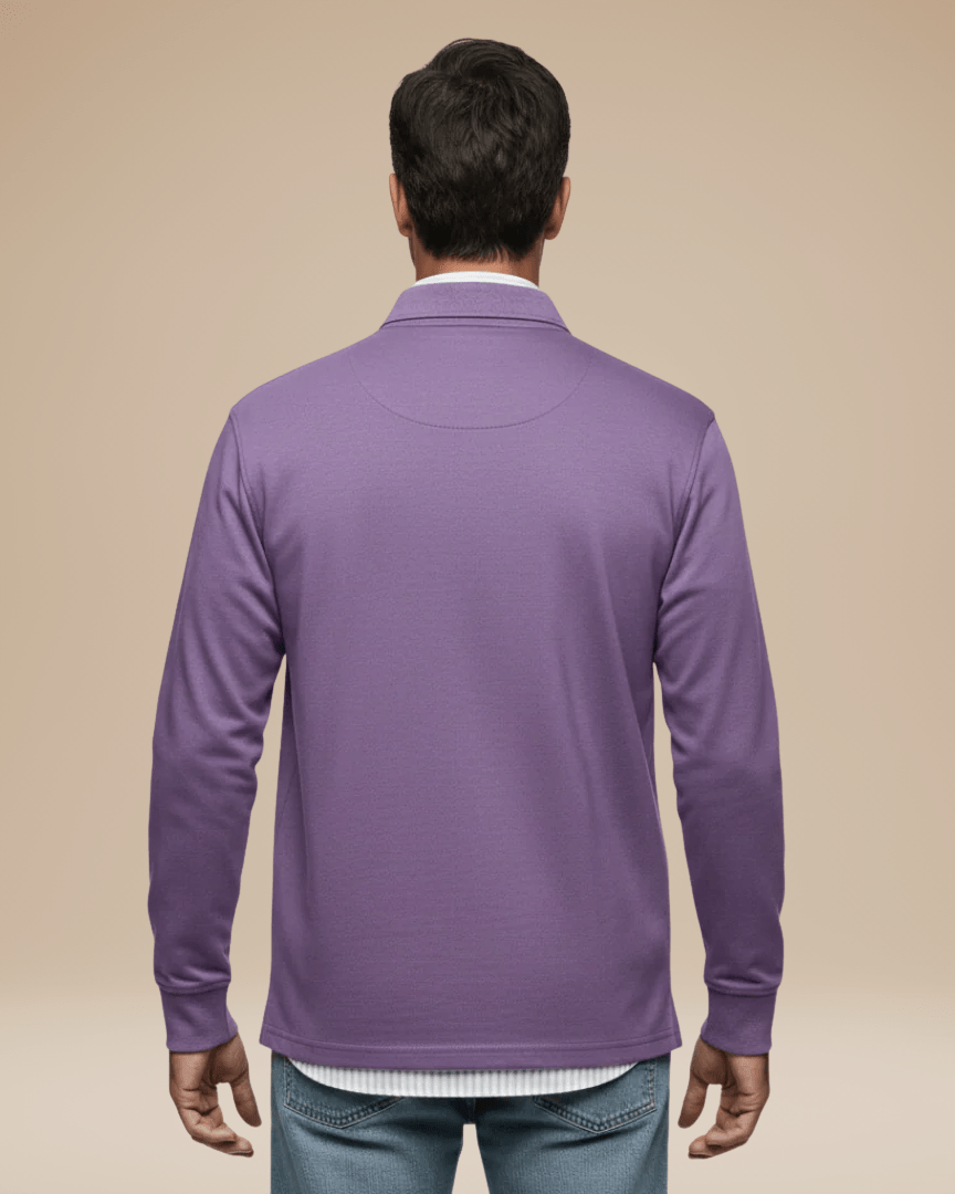 Polo Uomo in Cotone Premium Maniche Lunghe Comfort Lavoro