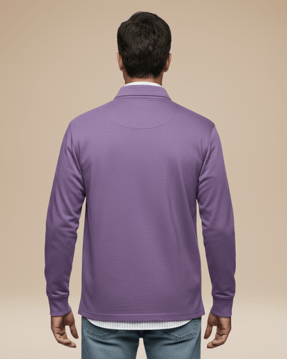 Polo Uomo in Cotone Premium Maniche Lunghe Comfort Lavoro