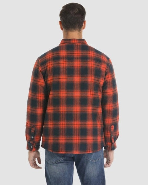 Overshirt Uomo in Flanella Trapuntata