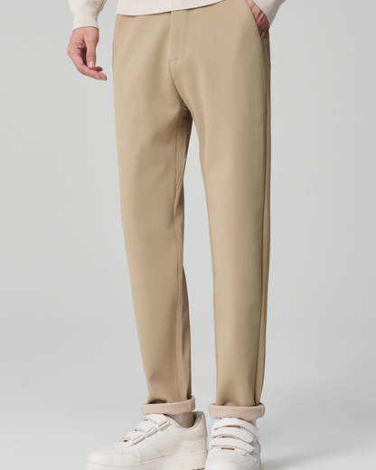 Pantaloni Uomo Dritti Classici Linea Pulita Eleganti