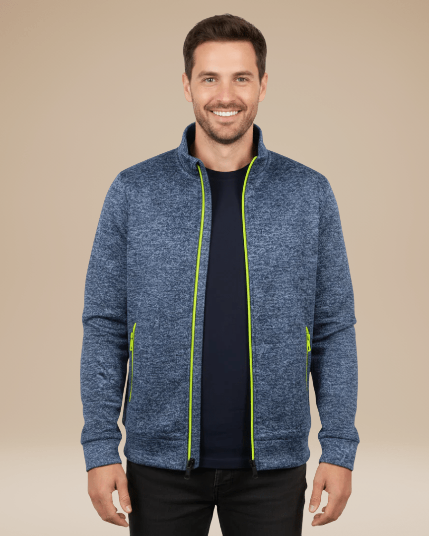Giacca Uomo in Pile con Zip Integrale
