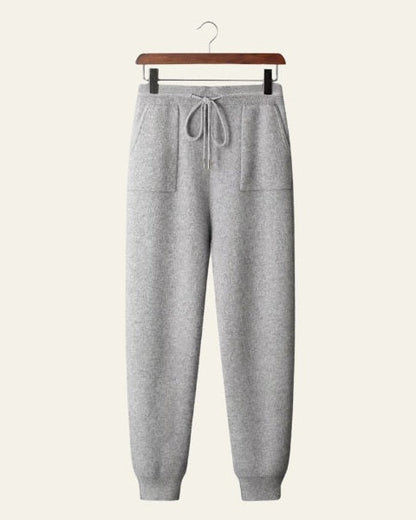 Jogger Uomo in Cashmere con Polsini