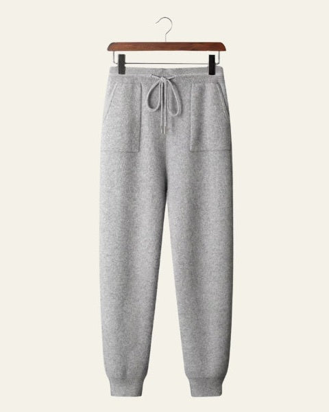 Jogger Uomo in Cashmere con Polsini