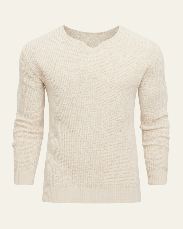 Maglione Uomo in Maglia Morbida di Alta Qualità Comfort