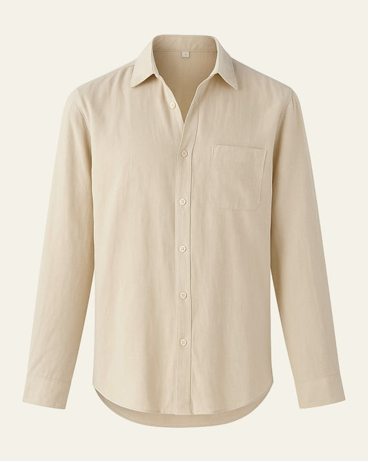 Camicia Uomo in Lino Oversize
