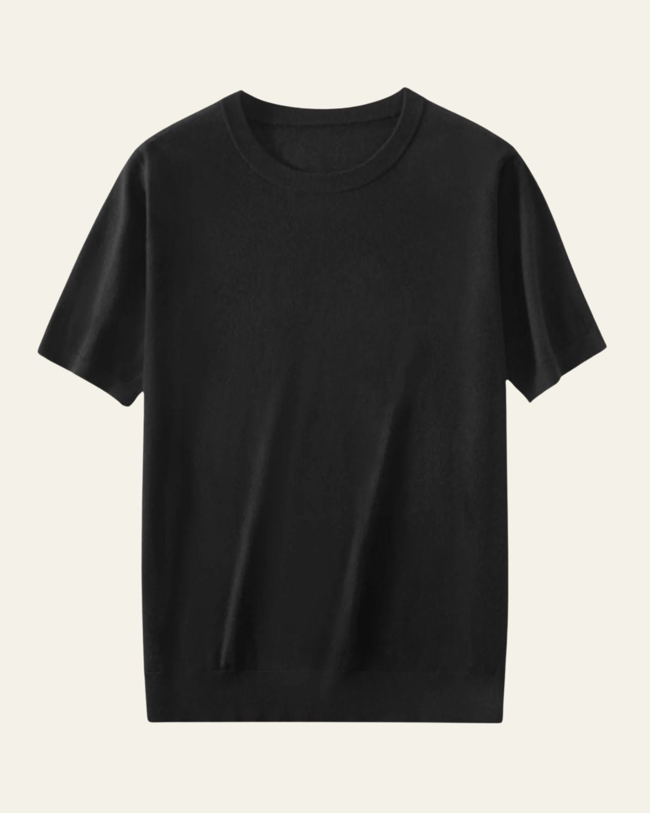 Maglietta Uomo in Lana Lavorata a Maglia Comfort Leggero