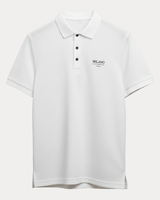 Polo Uomo in Piqué Nido d'Ape