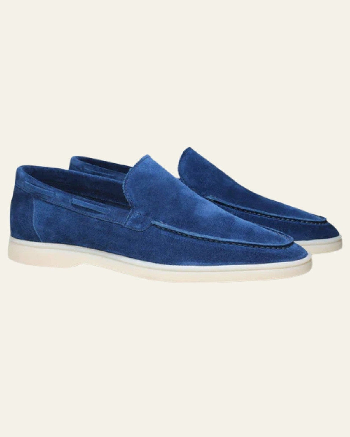 Mocassino Barca Uomo in Scamosciato Vegano Ultramarino Vivace