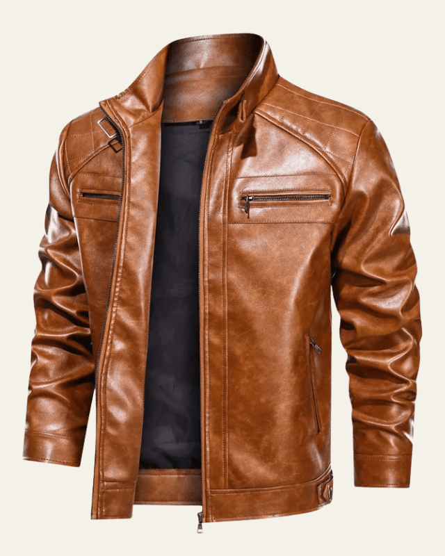 Giacca Uomo da Moto in Ecopelle
