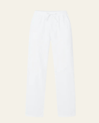Pantaloni Uomo in Cotone Lino con Coulisse Rilassati Comodi