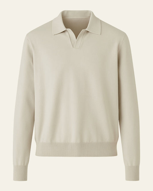 Polo Uomo in Maglia Pesante