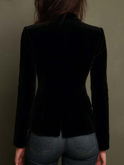 Maria | Blazer Donna Doppiopetto Ricamato a Fiori Multicolore