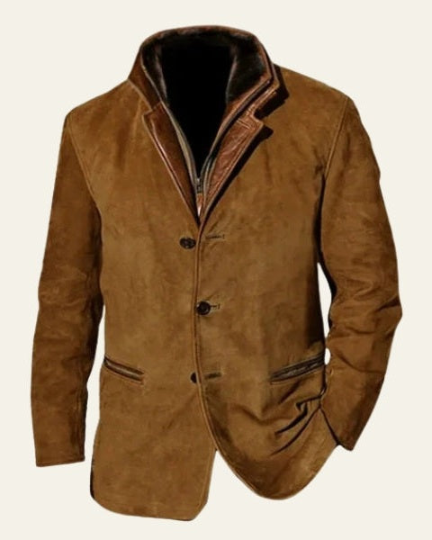 Blazer Uomo in Camoscio Vegano