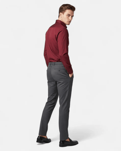 Camicia Uomo in Cotone Superficie Liscia Taglio Sartoriale
