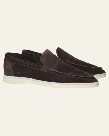 Mocassino Yacht Uomo in Suede Vegano Eleganza Informale Costiera