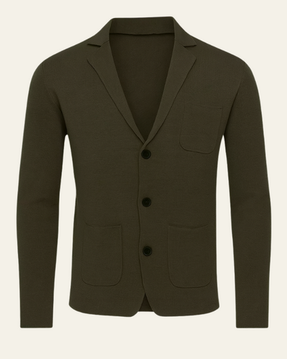 Blazer Uomo in Maglia Premium Slim Fit