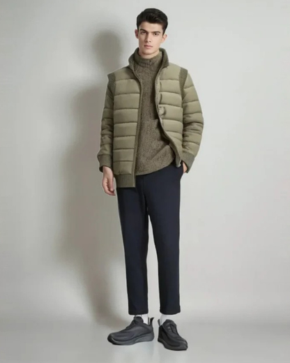 Gilet Uomo Imbottito Foderato