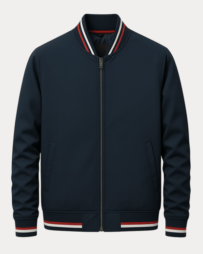 Bomber Uomo con Colletto a Costine