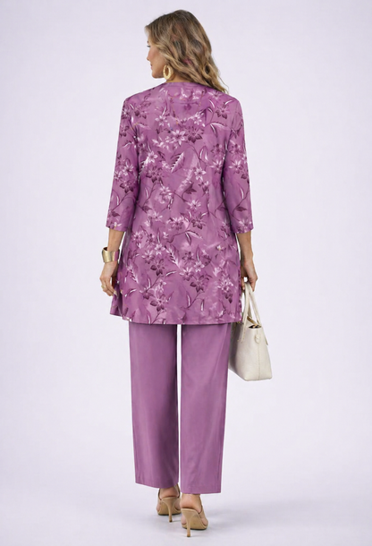Paolina | Completo Donna 3 Pezzi Viola
