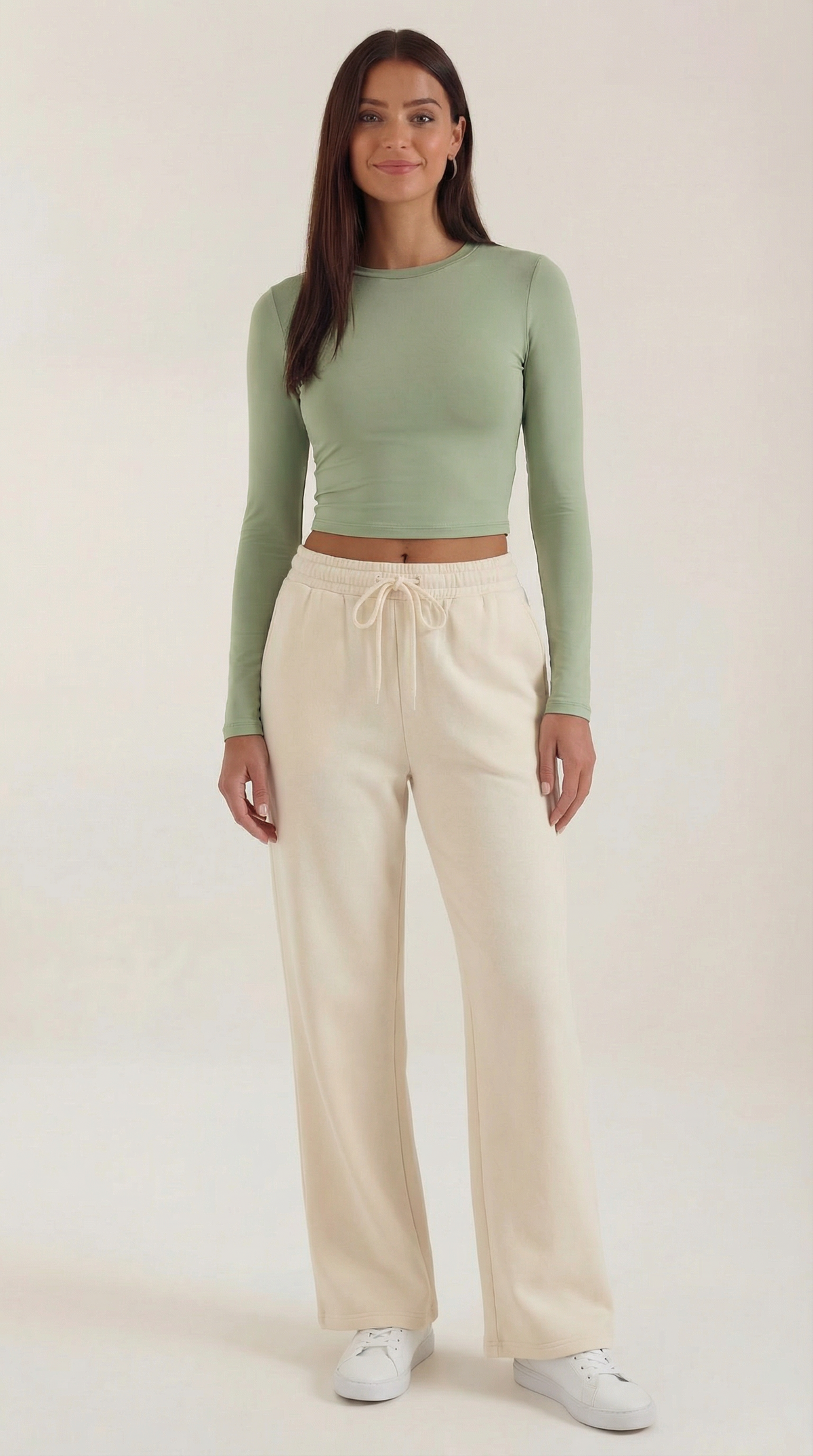 Top Crop Donna Elastico