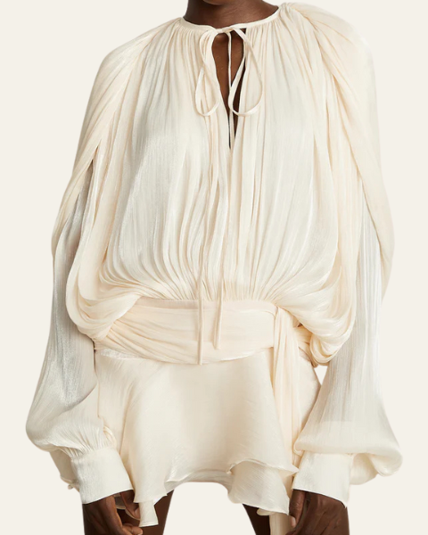 Blusa Donna in Chiffon di Seta