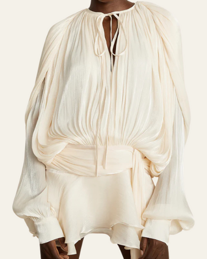 Blusa Donna in Chiffon di Seta