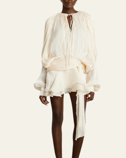 Blusa Donna in Chiffon di Seta