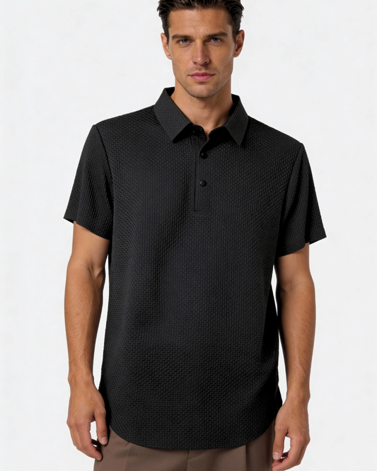 Polo Uomo in Tessuto Leggero Linea Pulita Contemporanea