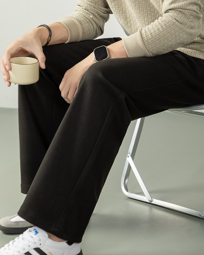 Pantaloni Uomo in Lana Gamba Dritta Caldi Senza Tempo