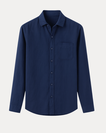 Camicia Uomo Maniche Lunghe Leggera Traspirante Comoda