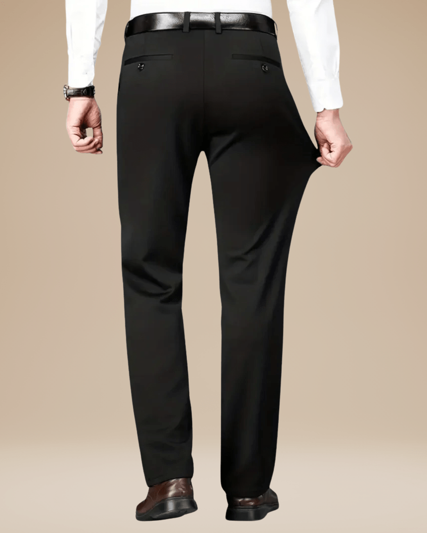 Pantaloni Uomo Sartoriali Eleganti con Elasticità Ufficio