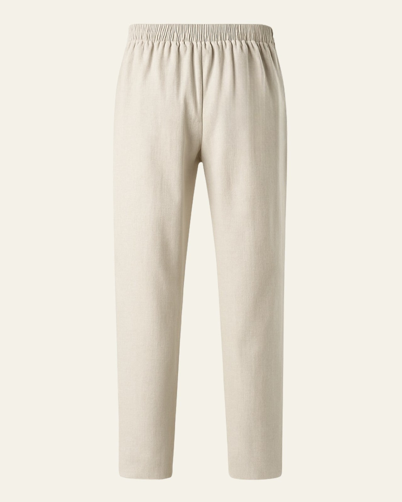 Pantaloni Uomo in Lino Rilassati Linea Fluida Traspiranti