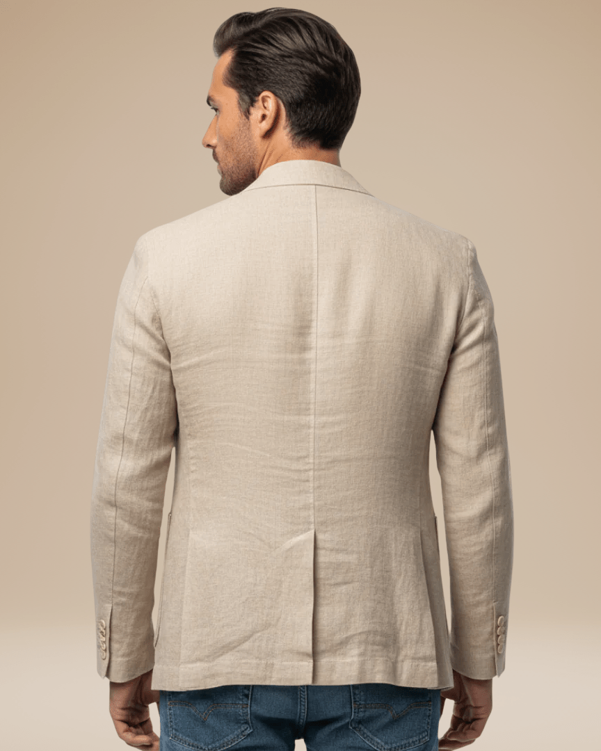 Blazer Uomo Sartoriale Slim a Tre Bottoni