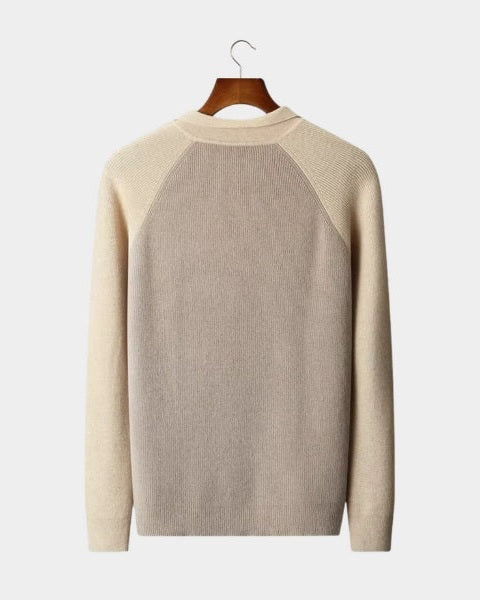 Polo Uomo in Lana Merino con Zip Sartoriale Nonchalance